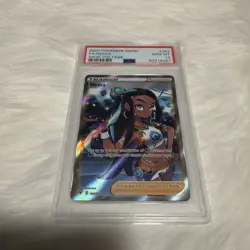 2020 Pokemon Vivid Voltage Nessa FA Full Art Trainer #183 - PSA 10 GEM MINT - Image 1