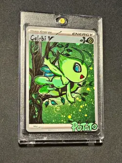 Celebi V - 245/264 Fusion Strike Alternate Art Pokemon - Hand draw DIY 🌀🌀✨✨✨ - Image 1