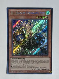 YuGiOh! TCG || Tri-Brigade Springans Kitt BPRO-EN025 Secret Rare - Image 1