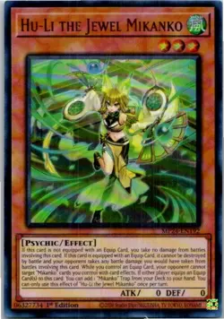Hu-Li the Jewel Mikanko #MP24-EN192 Yugioh Near Mint or Better 1st Edition - Image 1