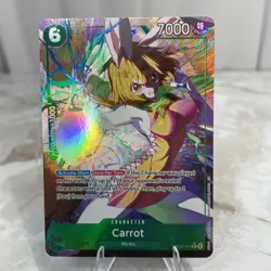 One Piece Carrot Alt Art Rare EB03-013 Heroines Edition Holo 7000 Power Special - Image 1