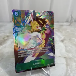 One Piece Carrot Alt Art Rare EB03-013 Heroines Edition Holo 7000 Power Special - Image 2