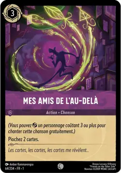 64/204 FOIL ⭐ Mes amis de l'au-dela | carte Disney Lorcana FR (2023) - Image 1