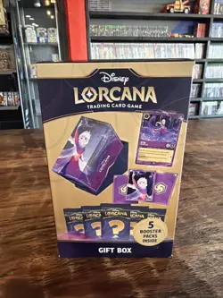 NEW 2025 Ravensburger Disney LORCANA Elsa Promo Card 5 Booster Pack GIFT BOX - Image 1