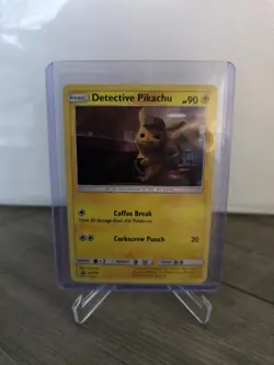 2019 Pokemon Detective Pikachu SM190 Black Star Promo Holo Rare Card - Image 1
