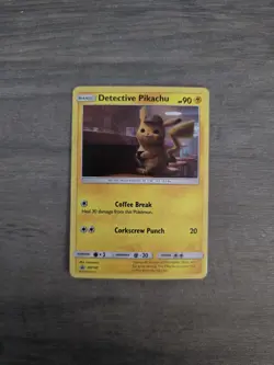 2019 Pokemon Detective Pikachu SM190 Black Star Promo Holo Rare Card - Image 2