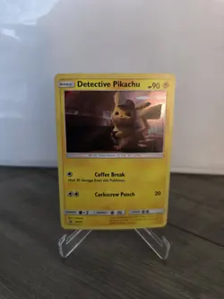 2019 Pokemon Detective Pikachu SM190 Black Star Promo Holo Rare Card - Image 4