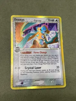 Pokemon TCG: Deoxys (2006) EX Holon Phantoms 5/110 Holo Rare Card MP - Image 1