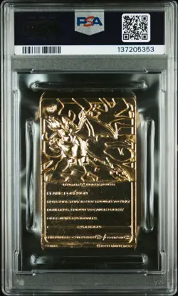 1999 BURGER KING POKEMON GOLD CARDS CHARIZARD PSA 8 - Image 2