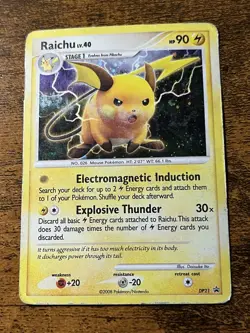 Raichu DP21 Promo Diamond & Pearl Holo Pokemon Card - Image 1