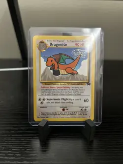 Pokemon Dragonite Kids WB Promo 05 Card The First Movie 1999 LP - Image 1
