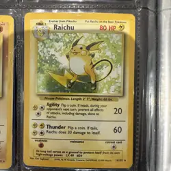 Raichu 14/102 Holo Shiny Card Pokemon (T23) - Image 2