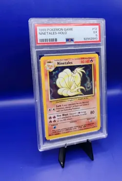 Ninetales 11/102 Holo Rare Base Set Pokemon Card TCG WOTC 1999 Graded PSA 5 - Image 3
