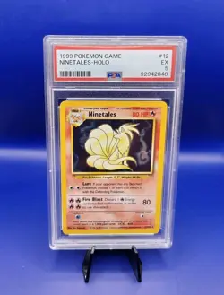 Ninetales 11/102 Holo Rare Base Set Pokemon Card TCG WOTC 1999 Graded PSA 5 - Image 4
