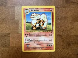 Pokemon TCG Arcanine Base Set 2, Unlimited Uncommon Card 33/130 - Image 1