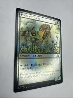 Priest of Titania Modern Horizons 3 Foil Card, MTG Magic the Gathering - Image 2