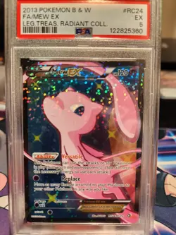 PSA 5 Mew EX Radiant Collection RC24/RC25 Pokemon English Legendary Treasures - Image 2