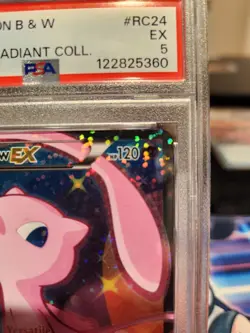 PSA 5 Mew EX Radiant Collection RC24/RC25 Pokemon English Legendary Treasures - Image 4