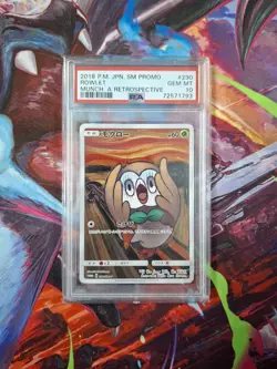 Rowlet Munch 290/SM-P PSA 10 - Scream Pokemon - Japanese - Full Art Promo UK - Image 1