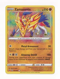 Pokemon Sword & Shield Vivid Voltage #102/185 Zamazenta - Image 1