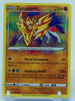 Pokemon Sword & Shield Vivid Voltage #102/185 Zamazenta - Image 5