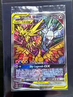 Pokemon Sun Moon Moltres Zapdos Articuno GX SM210 Black Star Promo SEALED NM - Image 1
