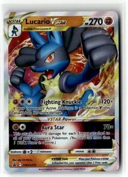 Lucario VSTAR ⭐ SWSH214 Holo Promo SWSH Black Star 2019 Pokemon NM - Image 1
