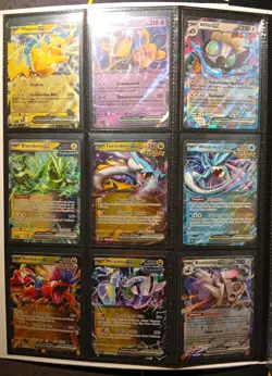 Pokemon Sammlung Shiny ex Promo Gold Terra Kristall AltArt 151 Reverse Jumbo XXL - Image 3