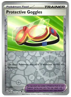 Protective Goggles 164/165 Reverse Holo Scarlet & Violet 151 English Pokemon NM - Image 1