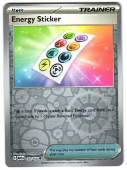 Energy Sticker 159/165 Reverse Holo SV: Scarlet & Violet 151 English Pokemon NM - Image 1
