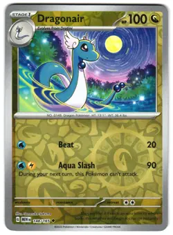 Dragonair 148/165 Reverse Holo SV: Scarlet & Violet 151 English Pokemon NM - Image 1