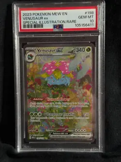 PSA 10 Venusaur ex #198 2023 Pokemon 151 SIR Pokemon TCG - Image 1