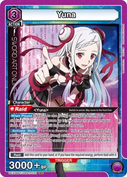 Yuna Foil - UEX06BT/SAO-2-032 NM - Union Arena - Image 1