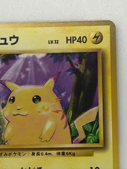 Pikachu Pokemon Card No.25 Lv12 HP40 Free Shipping From Japan - Image 5