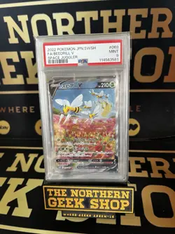 Pokemon Beedrill v Alt Art Card 069/067 S10P Space Juggler Japanese Psa 9 Mint - Image 1