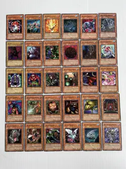 30x Vintage Yu-Gi-Oh 1st Edition 2002-2005 LOD SDJ LON CCG TCG Cards Bundle Lot - Image 1