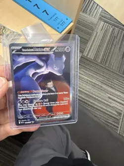 Pokemon Team Rocket's Mewtwo EX Holo 280 HP Card 280/217 Psychic Basic - Image 1