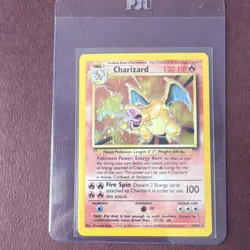 Pokemon Charizard 4/102 Base Set Rare Dragon 120 HP Wizards 1999 Card English - Image 1