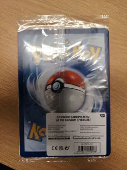 Pokemon Pikachu At The Museum x Natural History London Jumbo Card - Sealed - Image 2