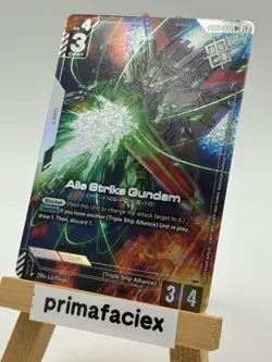 Gundam Card - Aile Strike Gundam - GD03-072 R+ (Winner) - Image 3