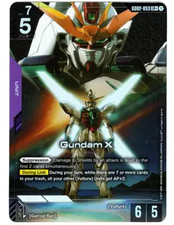 Gundam Card Game- Gundam X (LR+) - Dual Impact (GD02-053) - Image 1