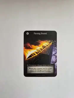 Sorcery: Contested Realm - Beta - Flaming Sword - Image 1