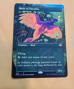 MTG, Birds of Paradise, #439, Dominaria Remastered, NM, ENGLISH, DMR, Creature - Image 1