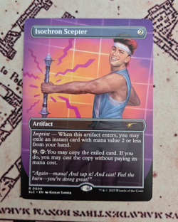 MTG Isochron Scepter Borderless Secret Lair Encyclopedia of Magic NM - Image 1
