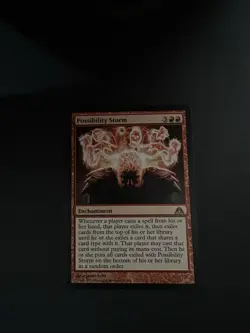English - 1 x MTG Possibility Storm - Foil Dragon's Maze - Image 1