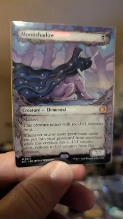 1x Moonshadow Showcase Lorwyn Eclipsed 313 M NM MTG x1 - Image 1