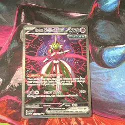 Pokemon Iron Valiant ex Ultra Rare Holo 157/197 SV3 Basic 220 HP Psychic Card - Image 1