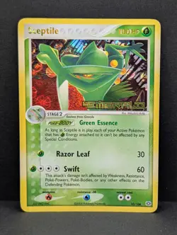 Sceptile EX Emerald Stamp Reverse Holo Rare 10/106 2006 Pokemon TCG MP - Image 1