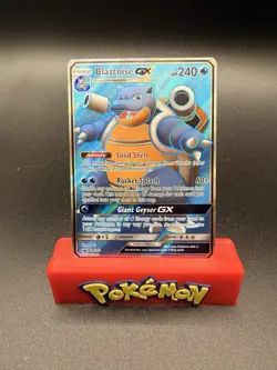 2019 Pokemon Blastoise GX SM189 Sm Holo Black Star Promo NM - Image 1