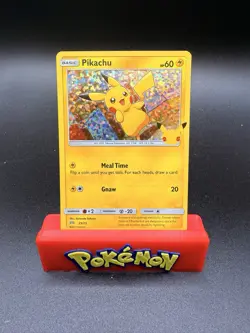 Pikachu - 25/25 - Confetti Holo - McDonald's Promos 2021 - Pokemon Card - NM - Image 1